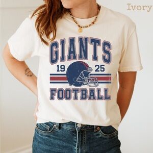 Ivory White Giants Football T-Shirt
